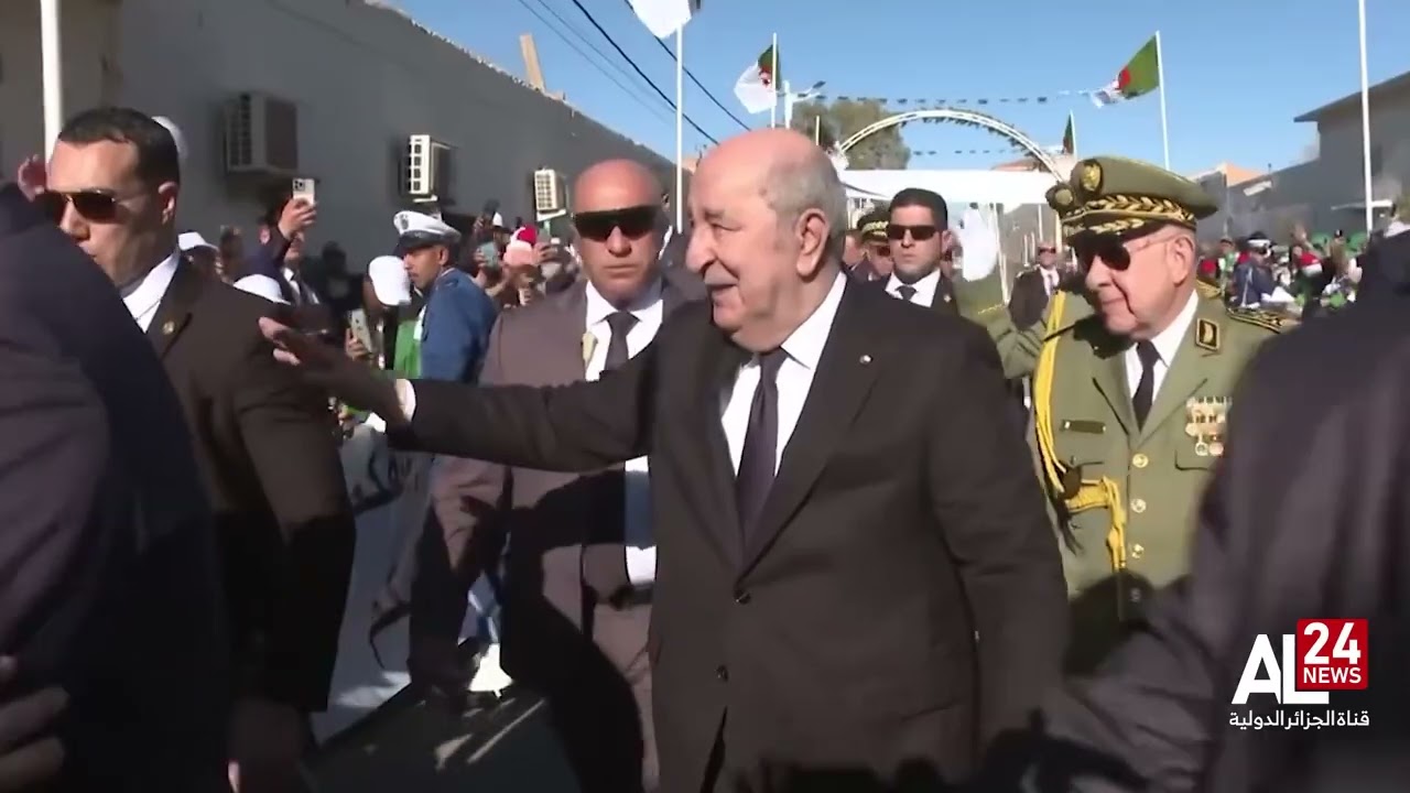 هكذا استقبل الرئيس الجزائري عبد المجيد تبون في بشار