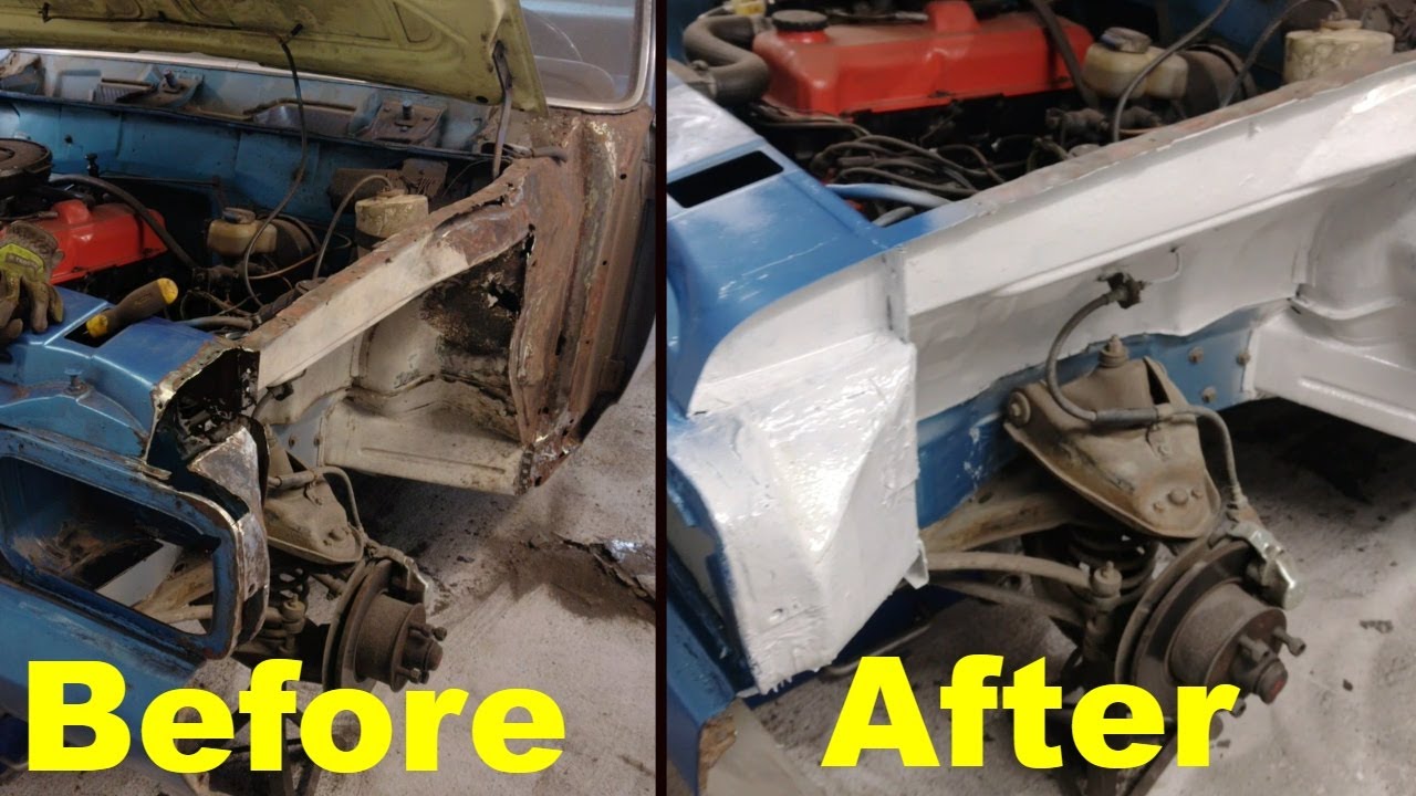 Car Restoration Opel Rekord C Body Work
