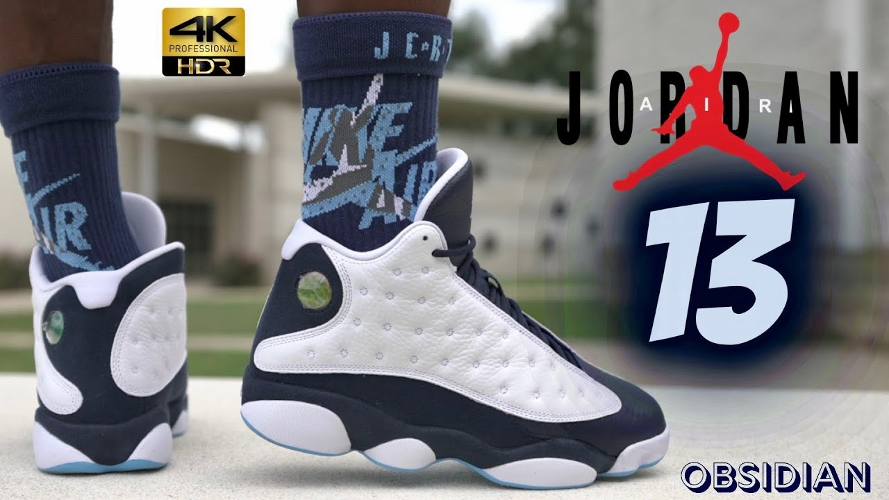 JORDAN 13 OBSIDIAN «POWDER BLUE» ПОДРОБНЫЙ ОБЗОР И НА НОГАХ С ЗАМЕНОЙ ШНУРКОВ!!