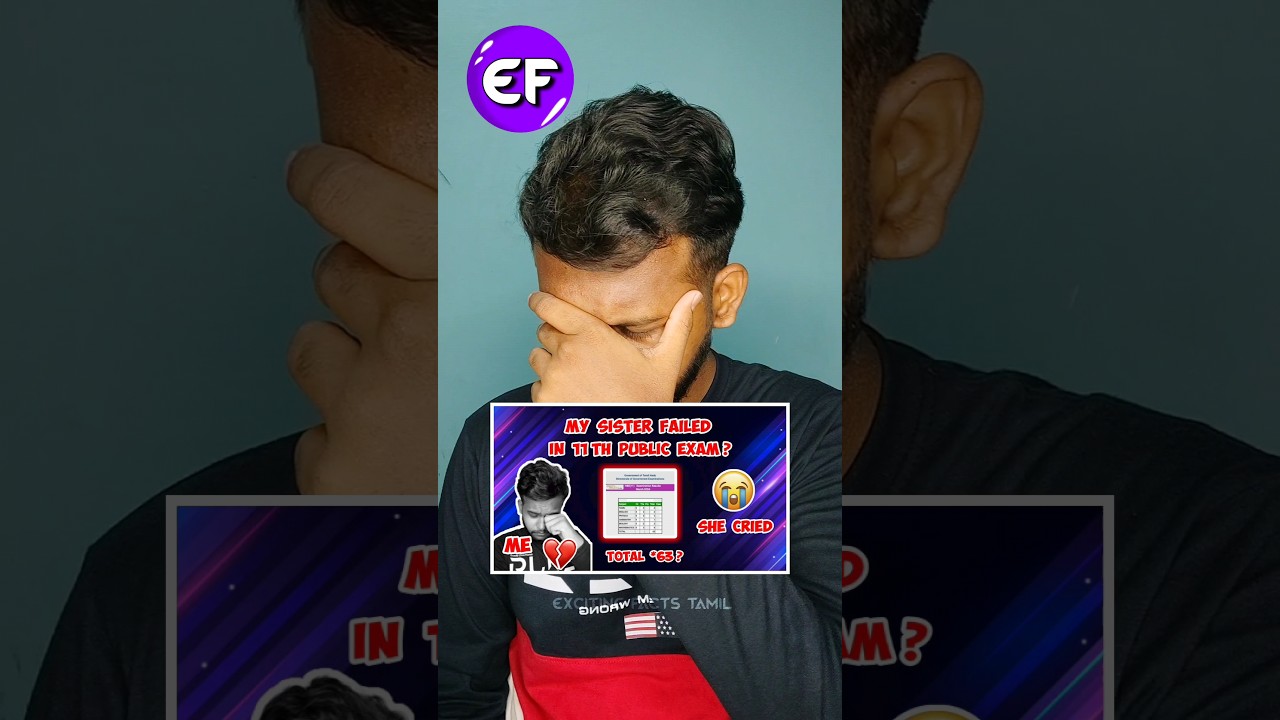 My Sister🥺 Failed in 11th Public Exam ? She Cried😭💔 Live Result Check✅ 2024 #tamil #result #shorts
