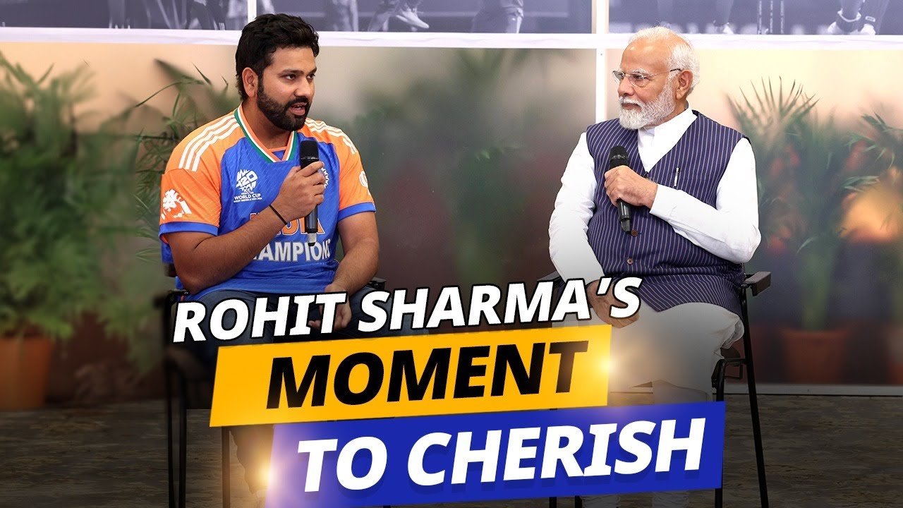 Rohit Sharma shares his winning moment to cherish with PM Modi