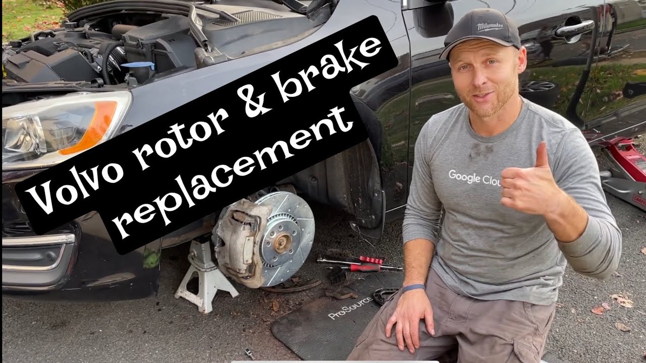 How to replace front Brakes & Rotors on a Volvo V60 2011-2018 - S60 70's etc - (Full Steps + tips)