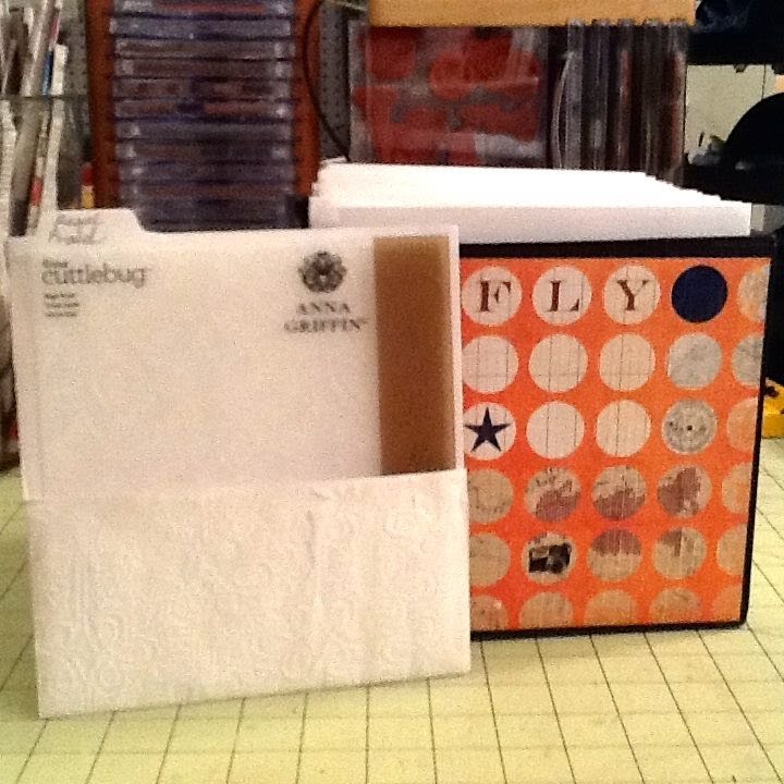 Embossing folder organizer