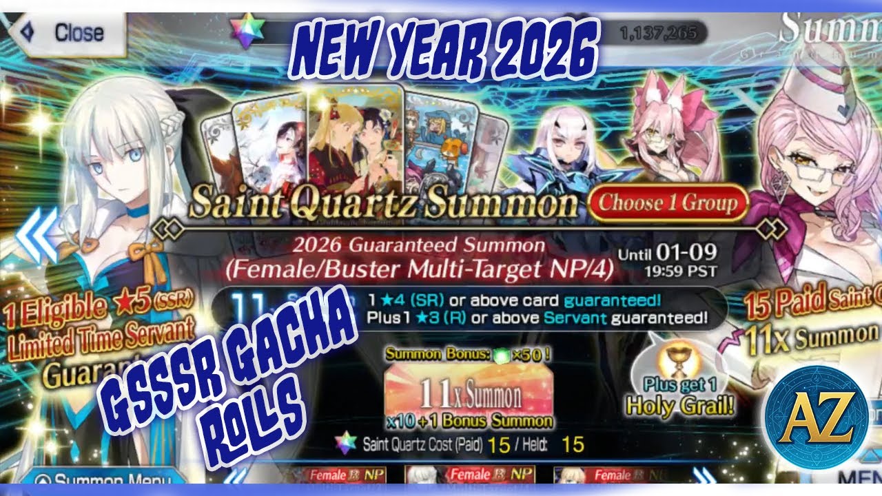 [FGO NA] Happy New Year 2026 GSSR Gacha Rolls
