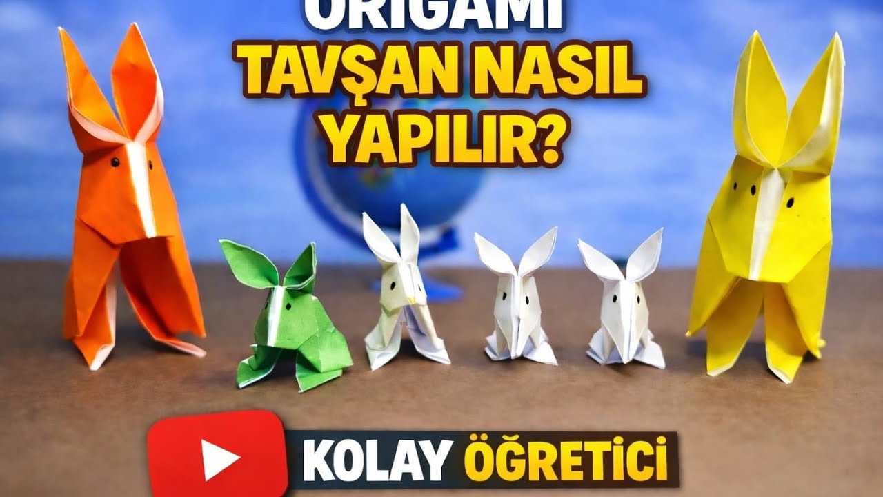 Bu Tavşan Kağıttan! 😱🐰 Adım Adım🐰