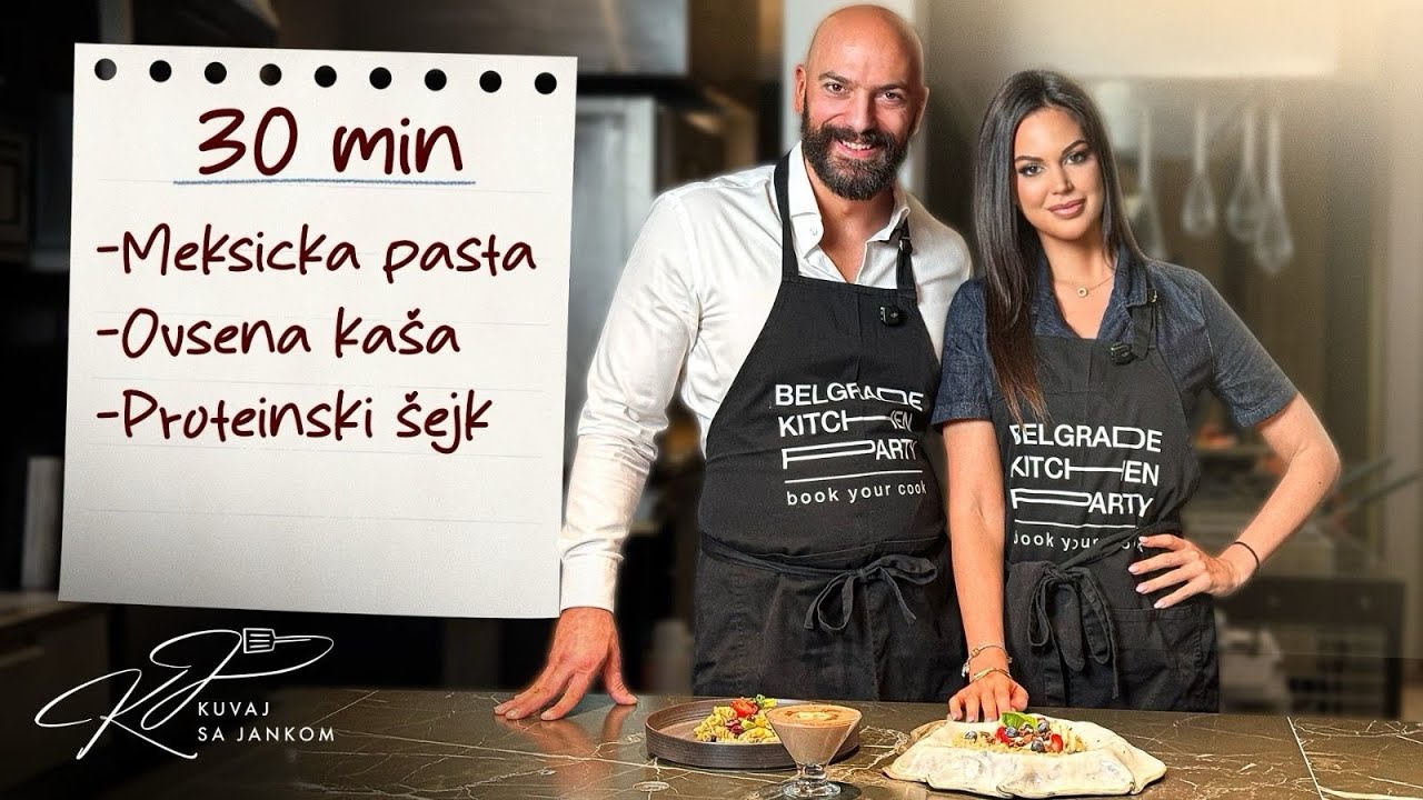 Kuvaj sa Jankom #1 | Meksička pasta salata, proteinske ovsene i šejk sa Tijanom Mladenović