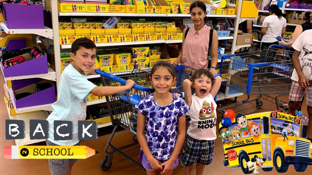 Back to School Shopping - HZHtube Kids Fun