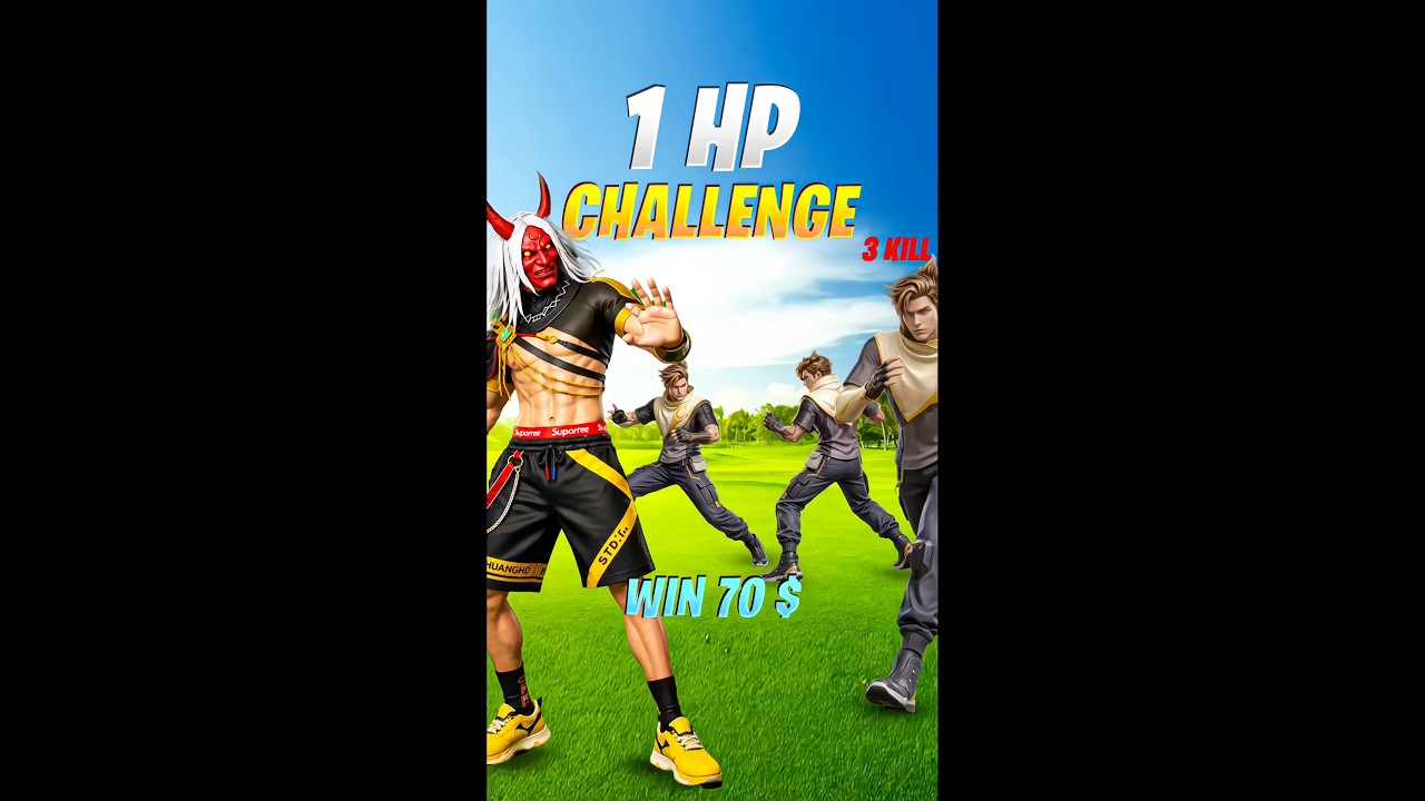 3 Kill Booyah Challenge ₹70 💀🔥