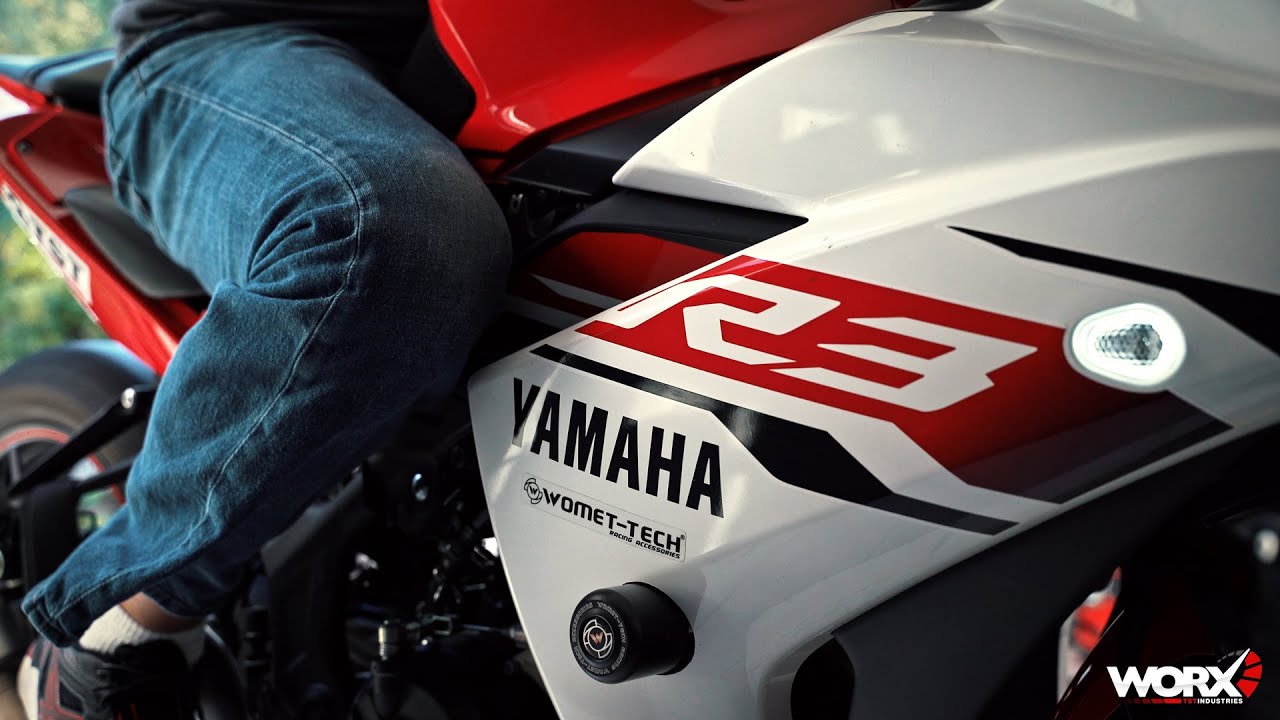 Yamaha R3 SUPER LOUD Velocity Stack Induction Sound! (Before & After TST WORX Pack)