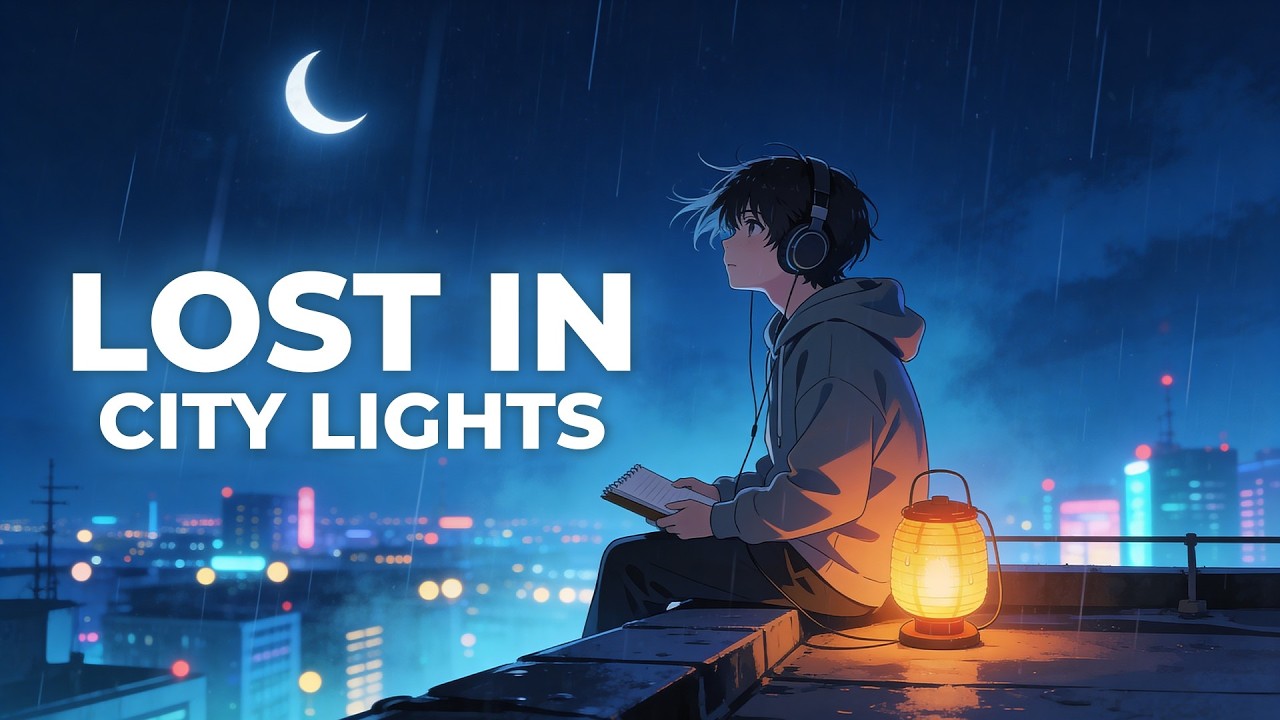 Lost in City Lights 🌃 Midnight Lofi for Overthinking Nights & Deep Focus