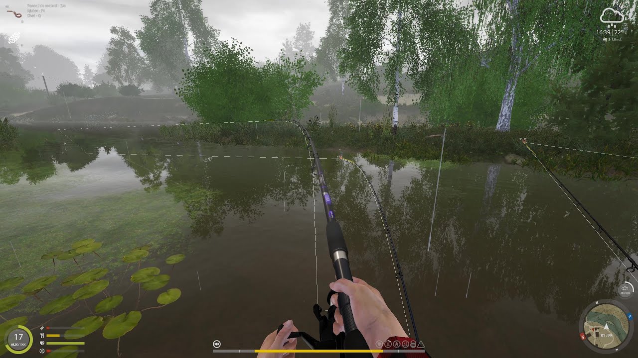 Russian Fishing 4:Clean - 1,346 kg.  Biban - 1,54 kg.  Lin - 1,441 kg.