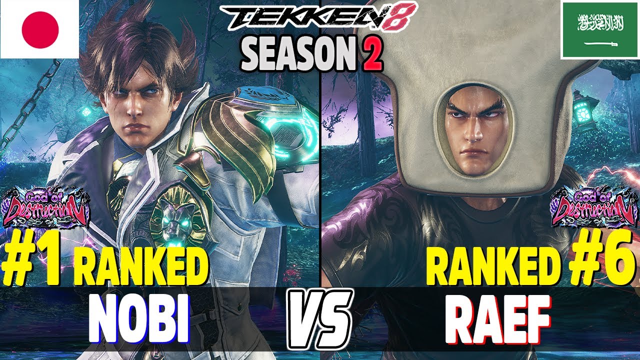 Tekken 8  ▰  NOBI (#1 Ranked Lars) Vs RAEF (#6 Ranked Jin Kazama) ▰ Epic Ranked Matches!