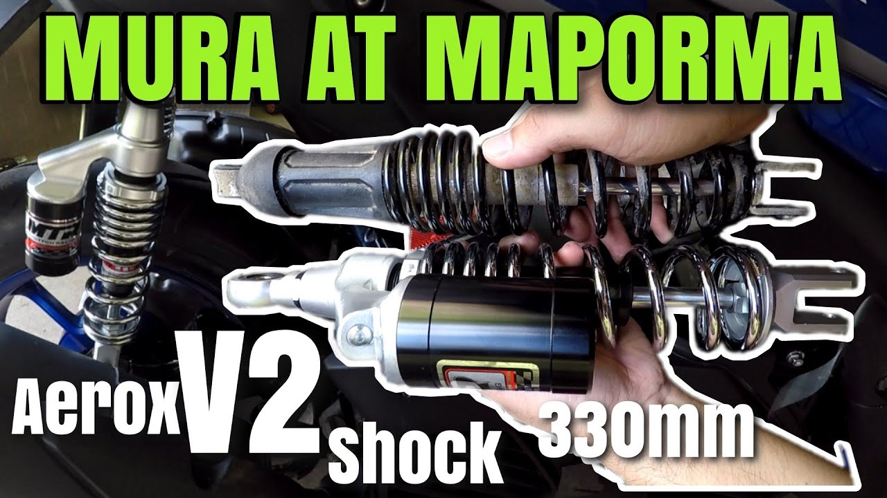 MOTOTECH RACING (MTR) SHOCK FOR AEROX V2 | 330mm | MURA AT MAPORMA