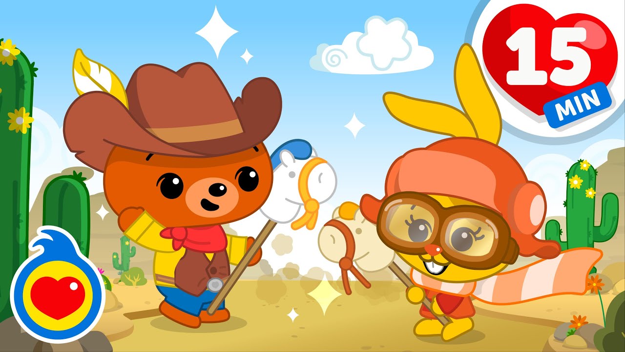 Bam, El Cowboy 🤠🎸 Y Más Canciones Divertidas Para Bailar | Canciones Infantiles (15 Min) | Plim Plim