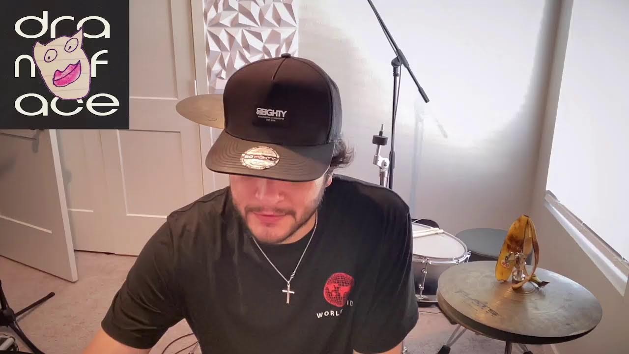 Practicing and fumbling through Meshuggah drums 