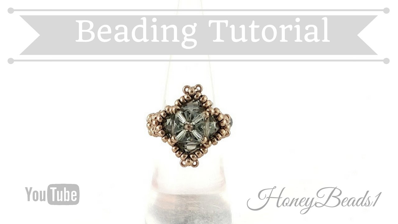 Cute Cubes Ring Beading Tutorial by Honeybeads1