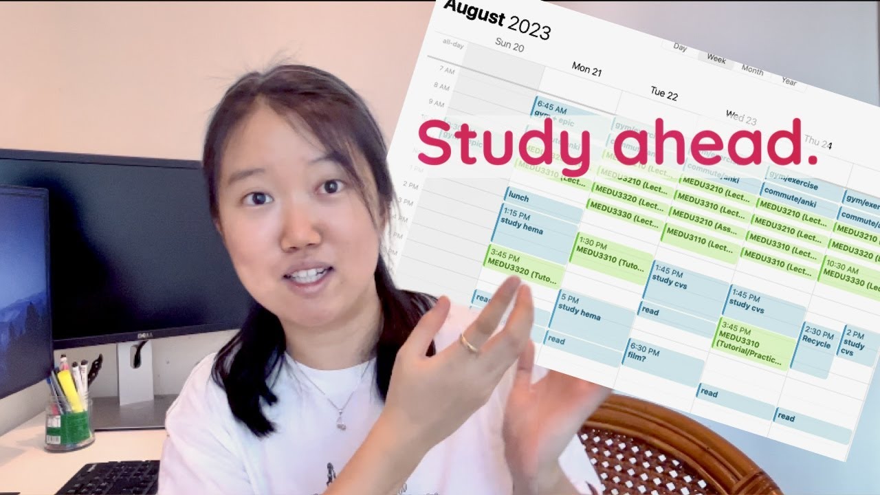 How I study ahead (over the summer or during the school year)
