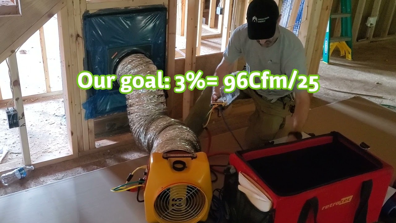 High Performance HVAC On A Budget Part 4: The Duct Leakage Test