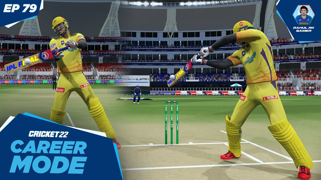 IPL Final MI vs CSK El Clásico - Cricket 22 My Career Mode #79