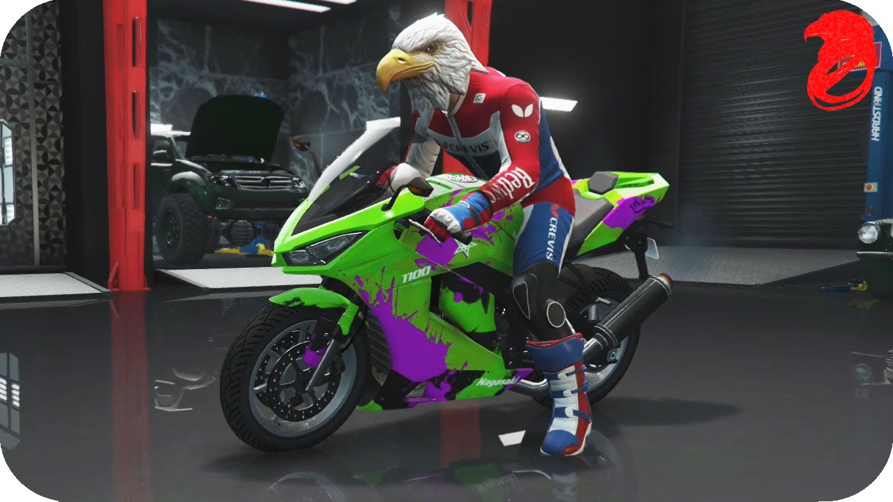 TUNEANDO LA NUEVA KAWASAKI NINJA EN GTA ONLINE!!! Flowstreet