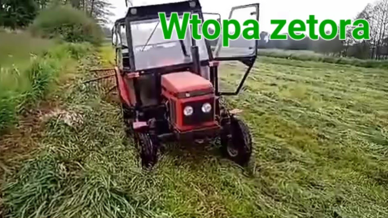 Wtopa zetora przy zgrabianiu!😈Deutz fahr 5120G&Zetor 5211🔥czyli oporowe koszenie i zgrabianie trawy🔥