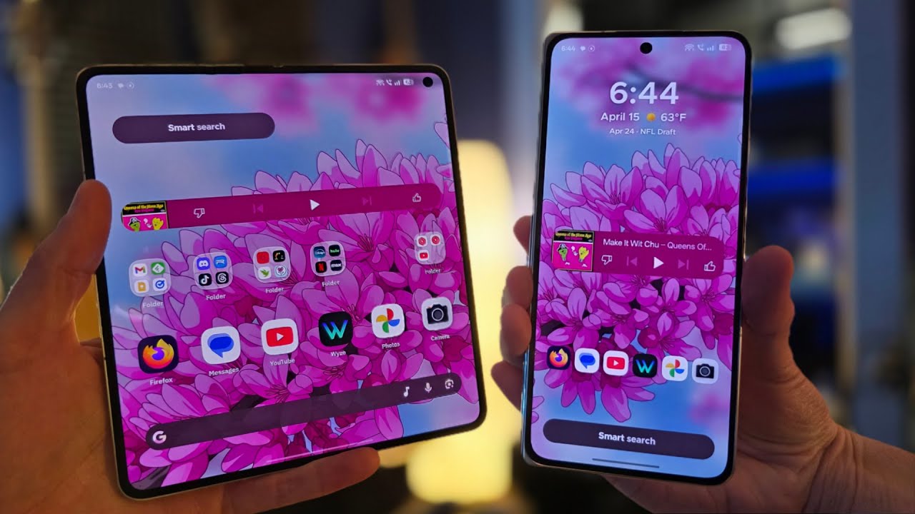 Smart Launcher добавляет поддержку складной двойной раскладки