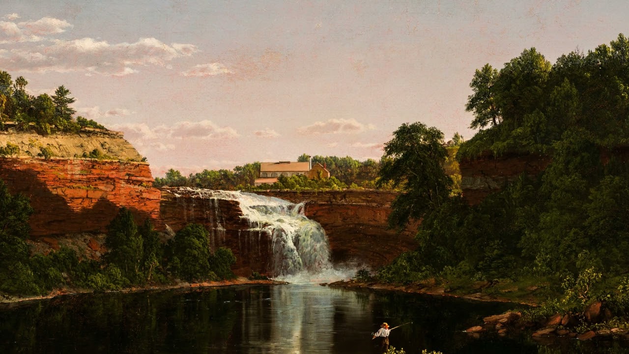 Lower Falls, Rochester by American landscape painter Frederic Edwin Church | 4K Frame TV Art