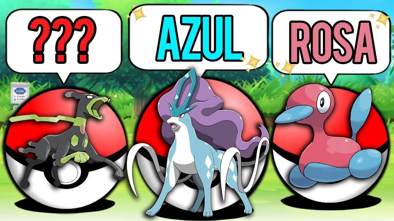 ✨ Eligiendo POKÉMON INICIALES por sus COLORES  ✨ Carlengues y @Xamork