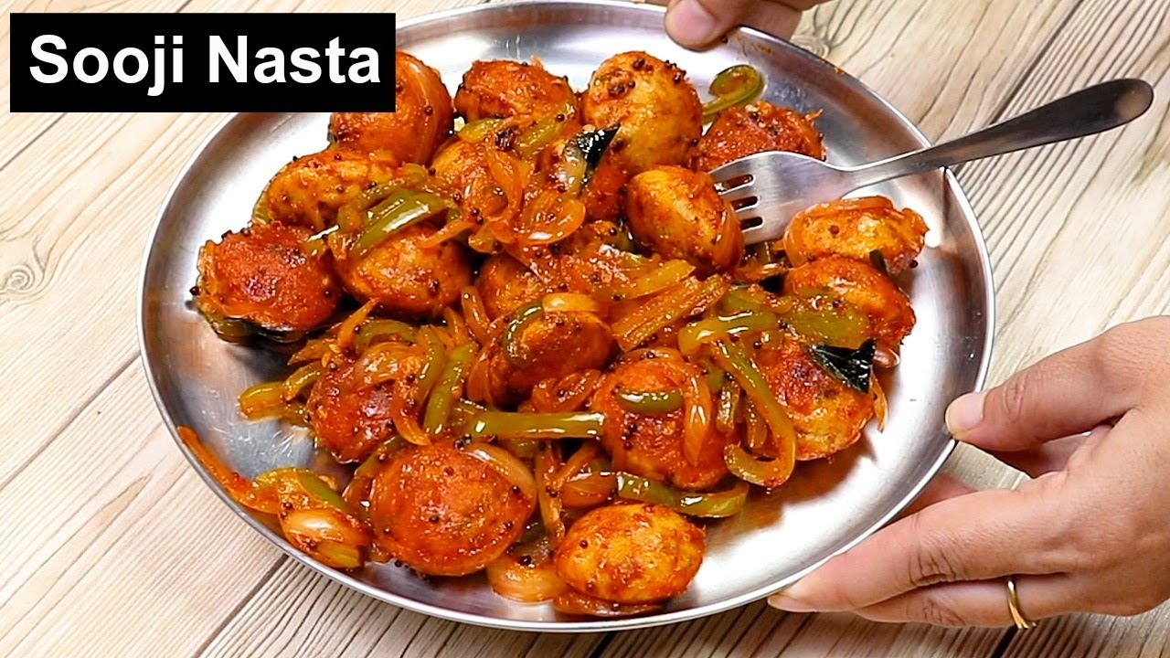 सूजी का चटपटा और आसान नाश्ता | Sooji Nasta | Spicy Fried Appe Recipe | Appe recipe | KabitasKitchen