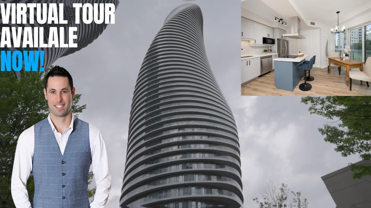Exclusive Virtual Tour: 2-Bedroom Luxury Condo in Mississauga's Iconic Marilyn Monroe Buildings