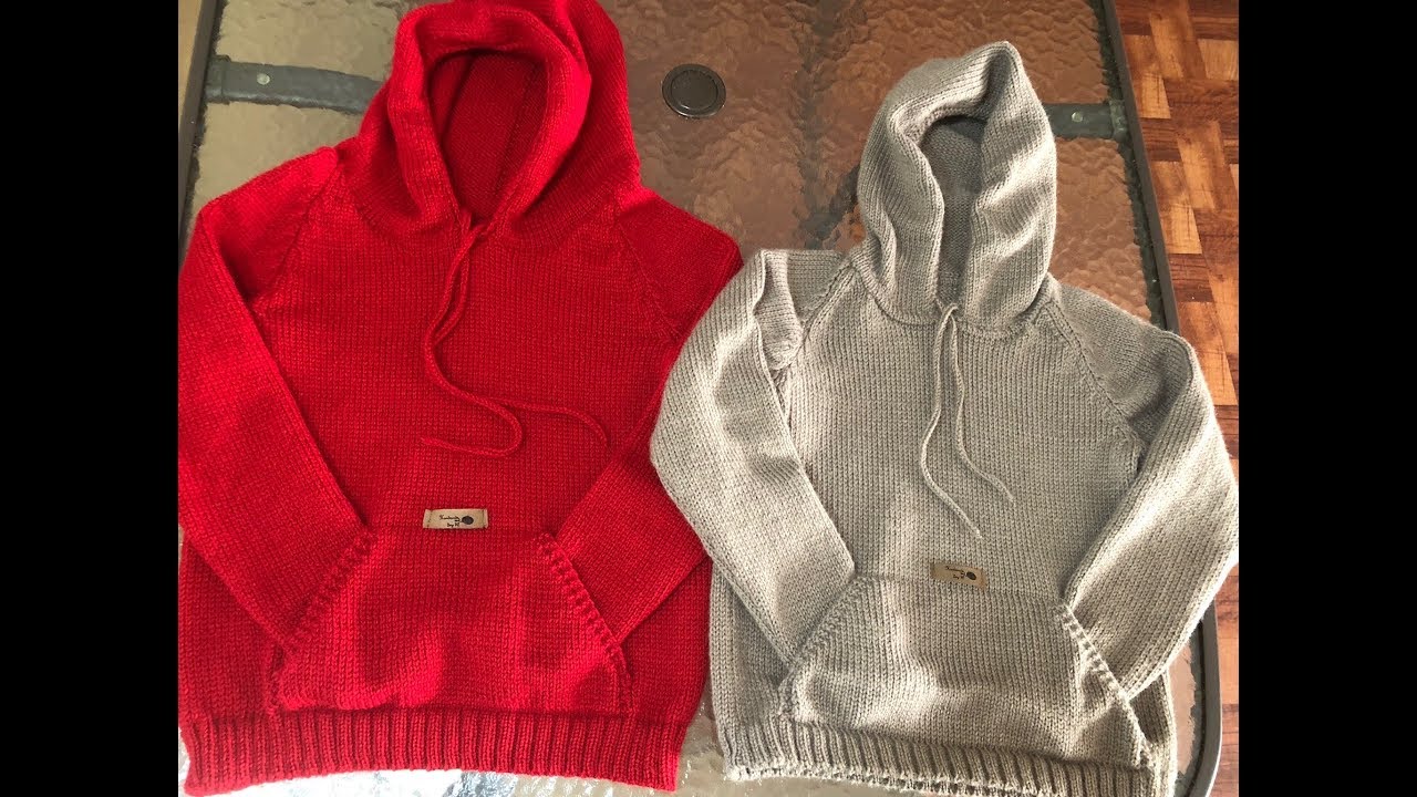 Bolsillo en común -sweater (A máquina)
