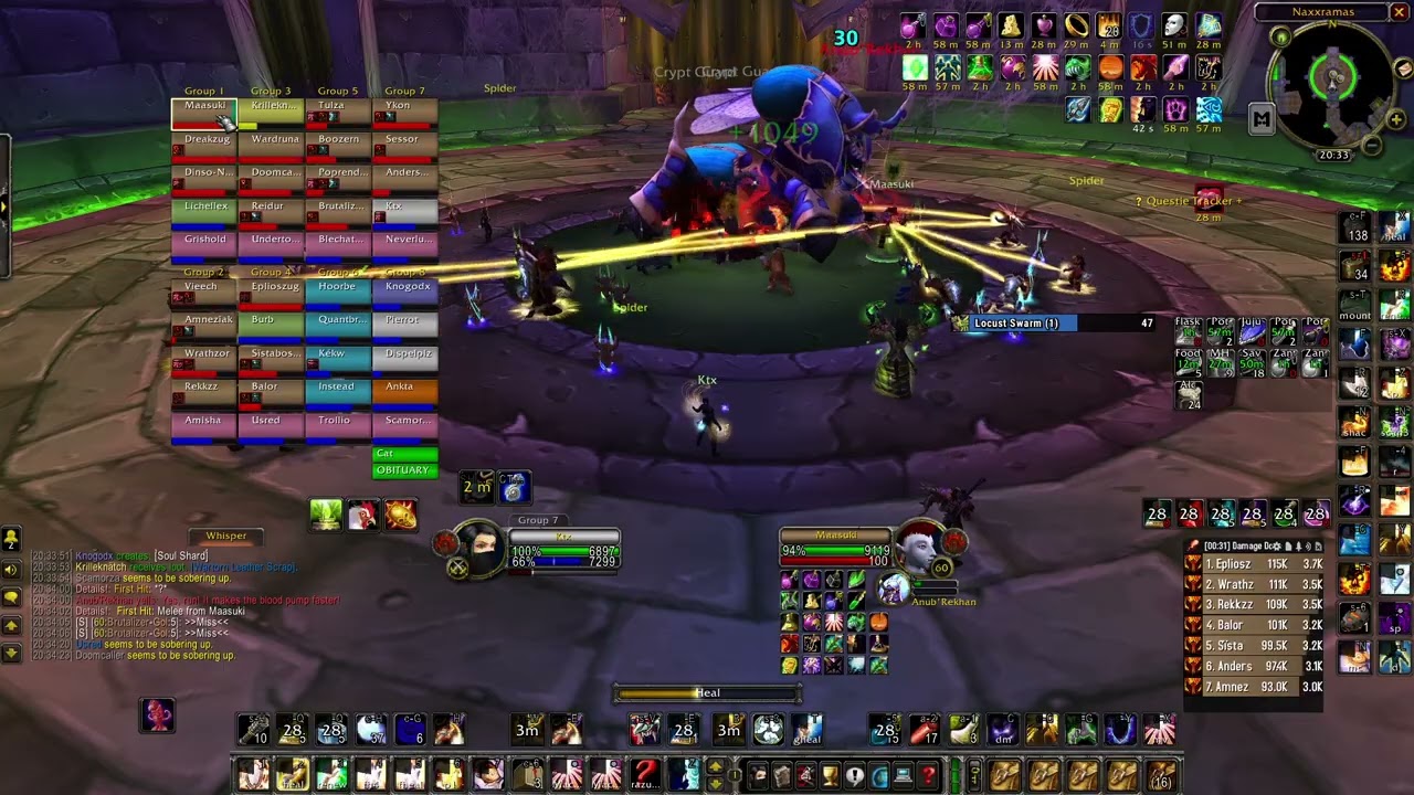 Cloak Check Naxxramas priest POV classic era