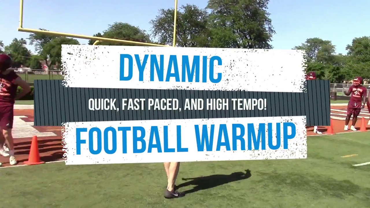 Football Dynamic Warm Up | Pre-Game or Pre-Practice Warm Up