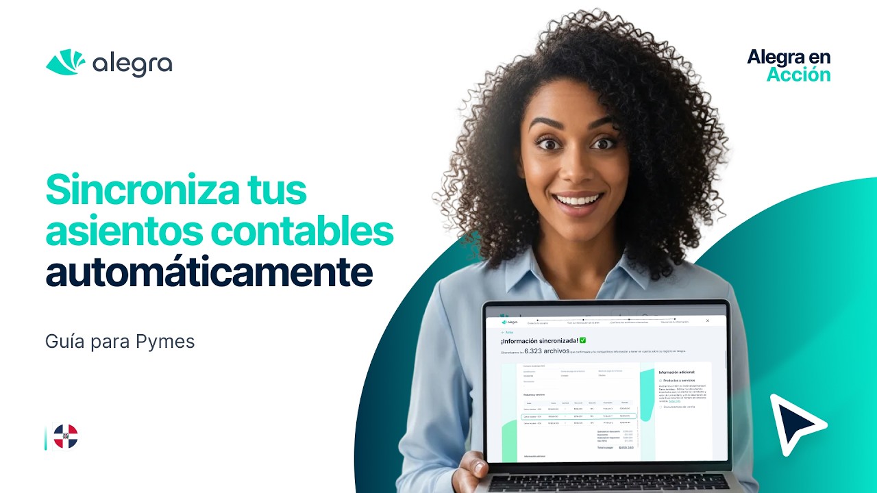 Alegra Nómina y Contabilidad: Sincroniza tus asientos contables automáticamente.