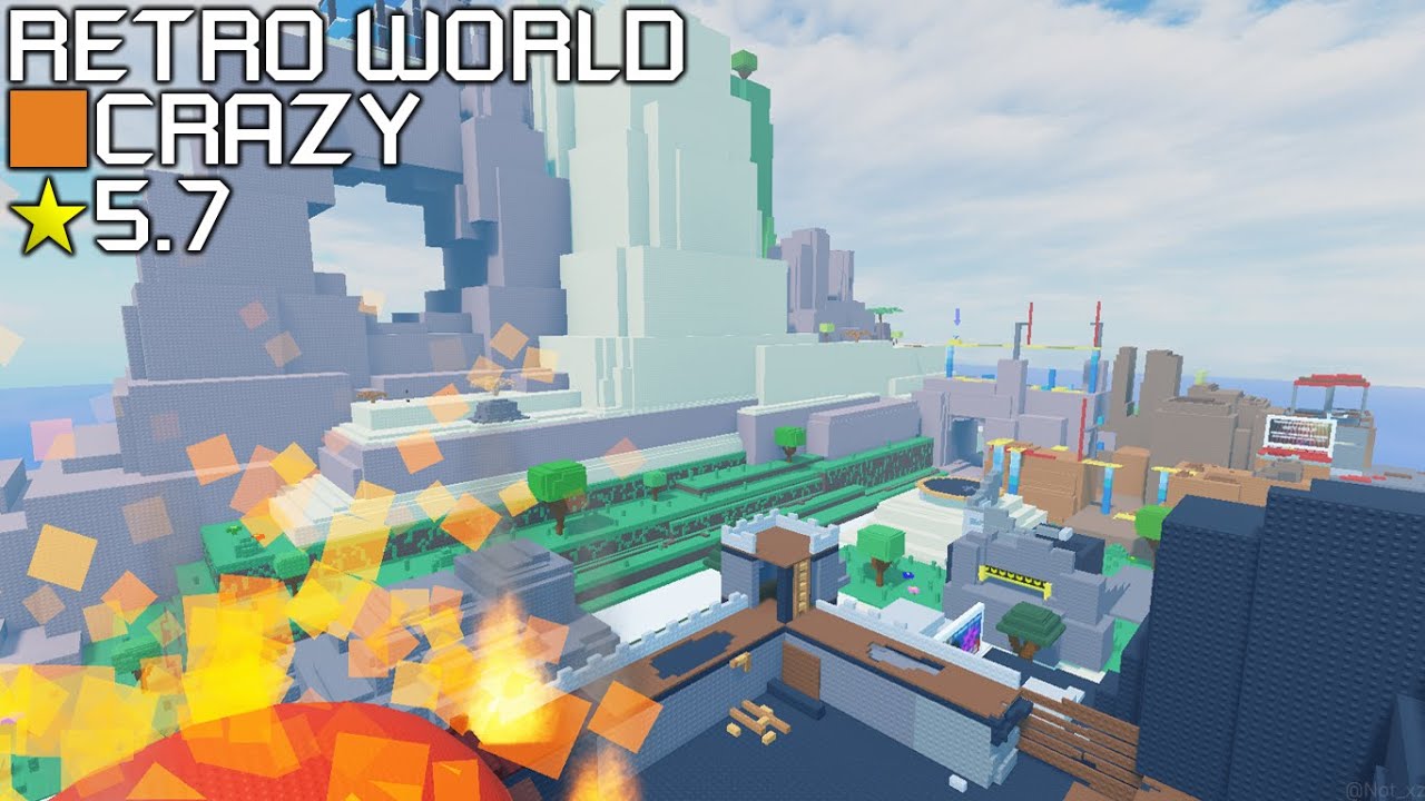 Roblox: FE2 Community Maps - Retro World (High Crazy)