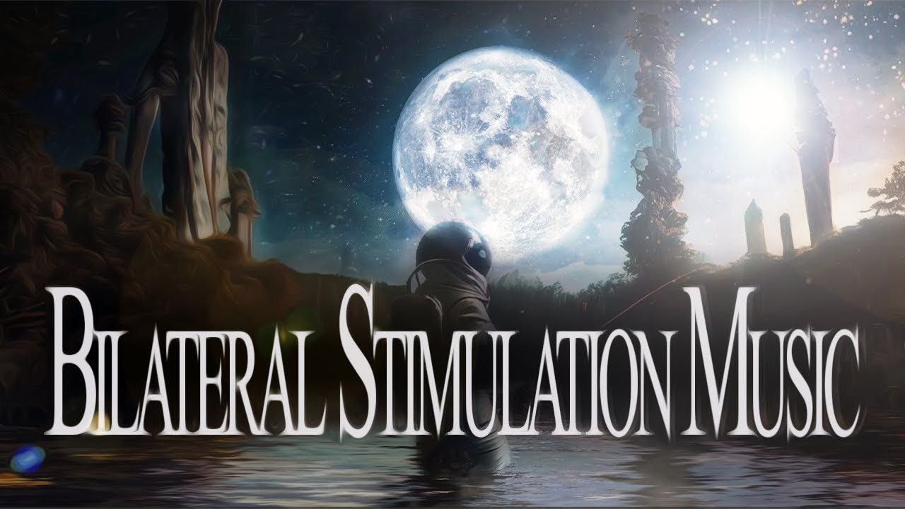 Lunar Tides 🎧 7 Hz Theta Wave & Bilateral Stimulation Music for Anxiety, Stress, Peace | 45 BPM EMDR