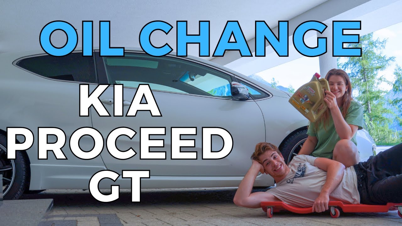 How to do an oil change on a Kia Proceed GT | 4K | KiaraShifts