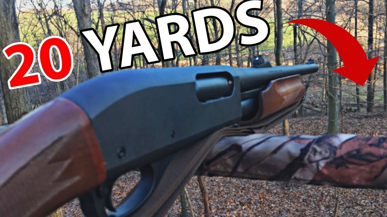 Hunting Deer with a 12 Gauge MAGNUM (2 Six Points at 20 Yards)