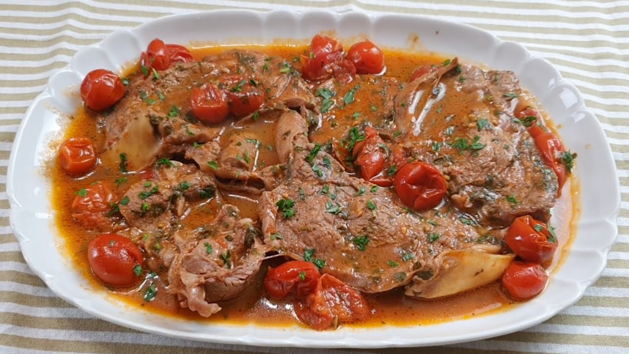 CENA PRONTA IN 1O MINUTI : CARNE ALLA PIZZAIOLA