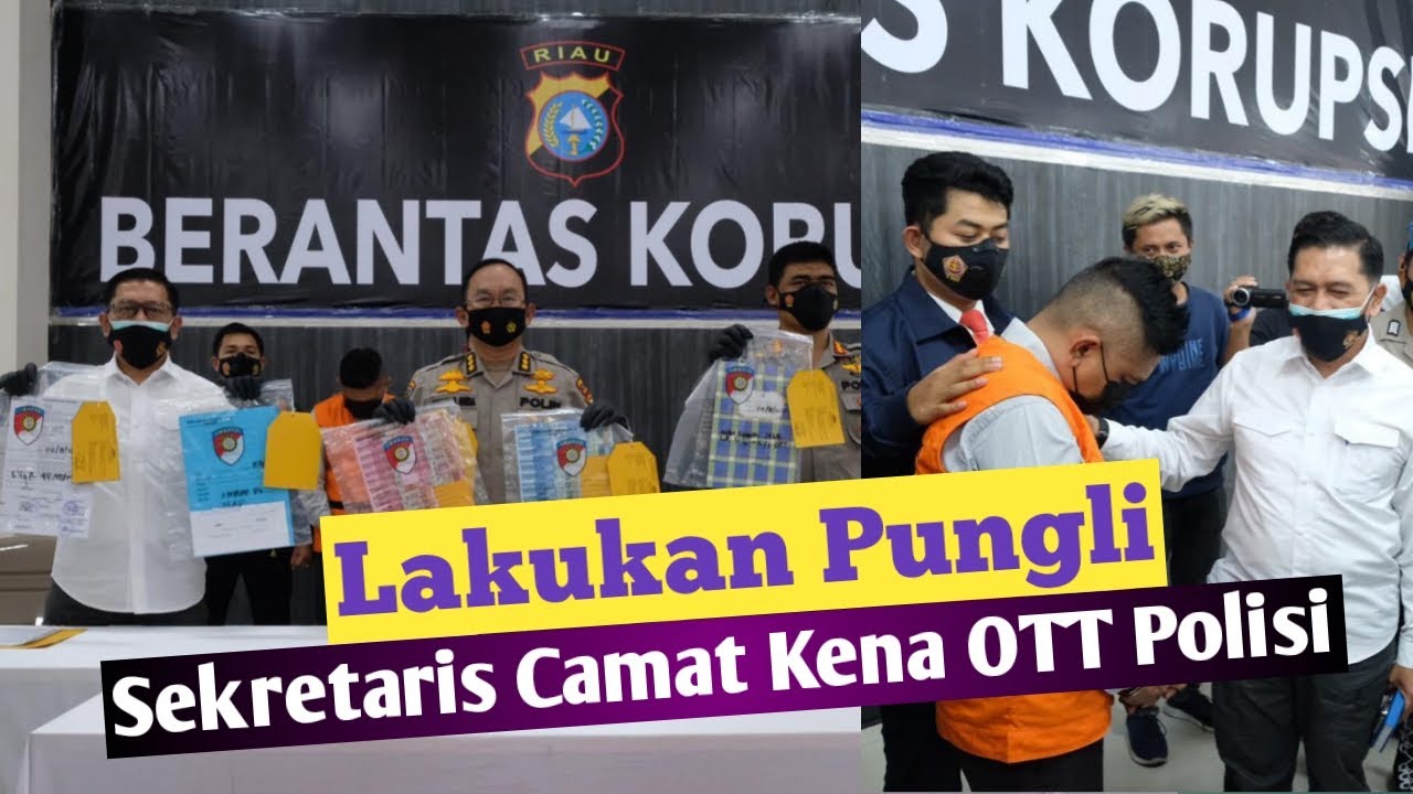 Lakukan Pungli ~ Sekretaris Camat Kena OTT Polisi