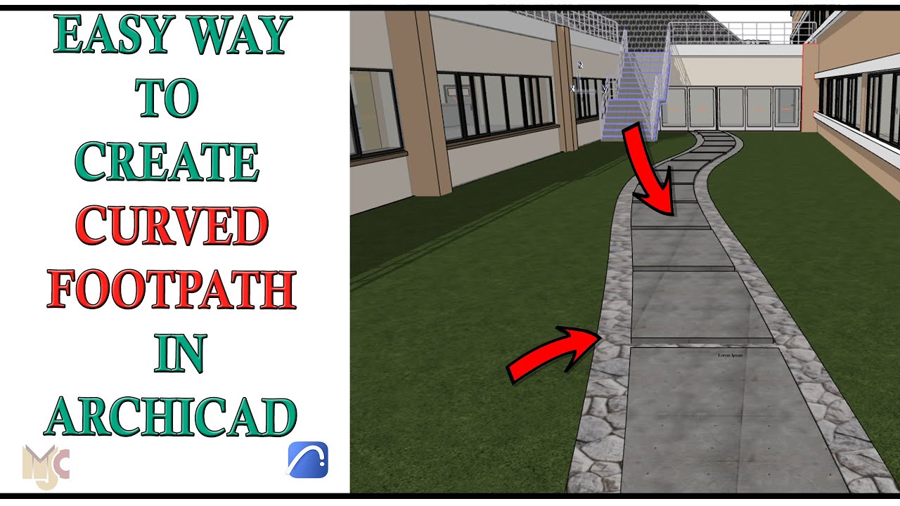 FOOTPATH IN ARCHICAD 25