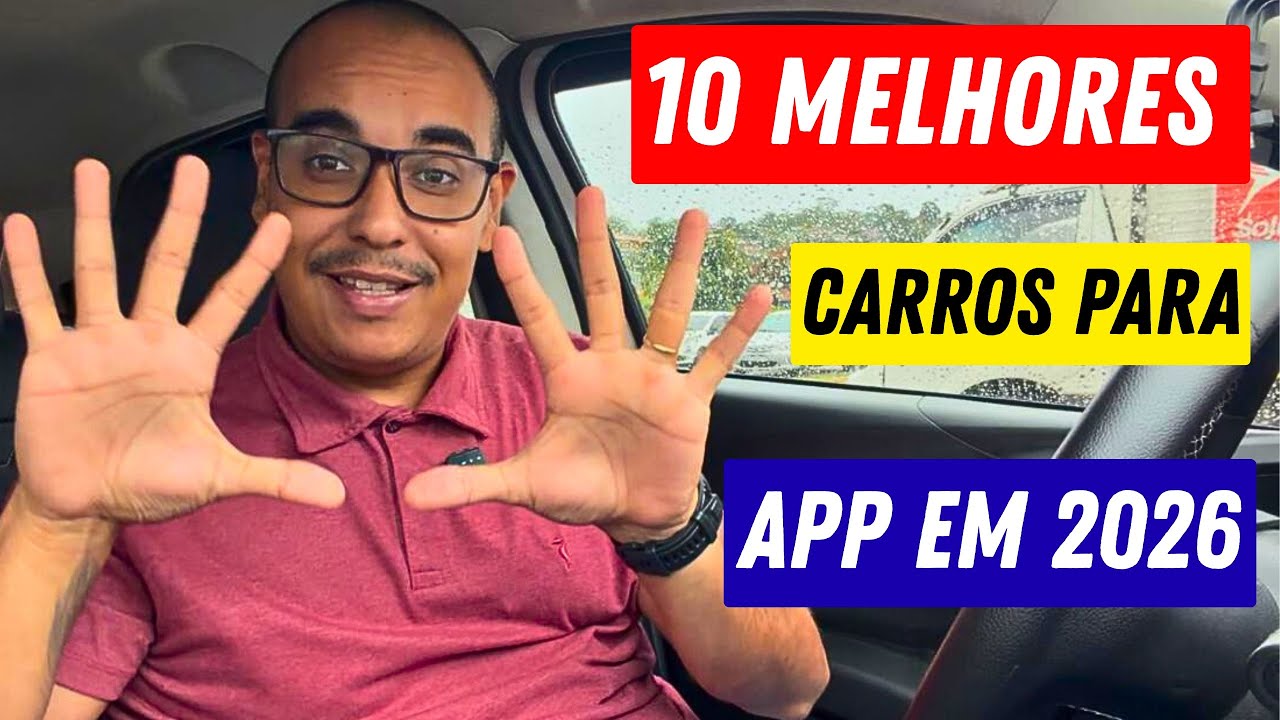 ✅Melhores carros para aplicativo em 2026. Uber, 99pop, Indriver