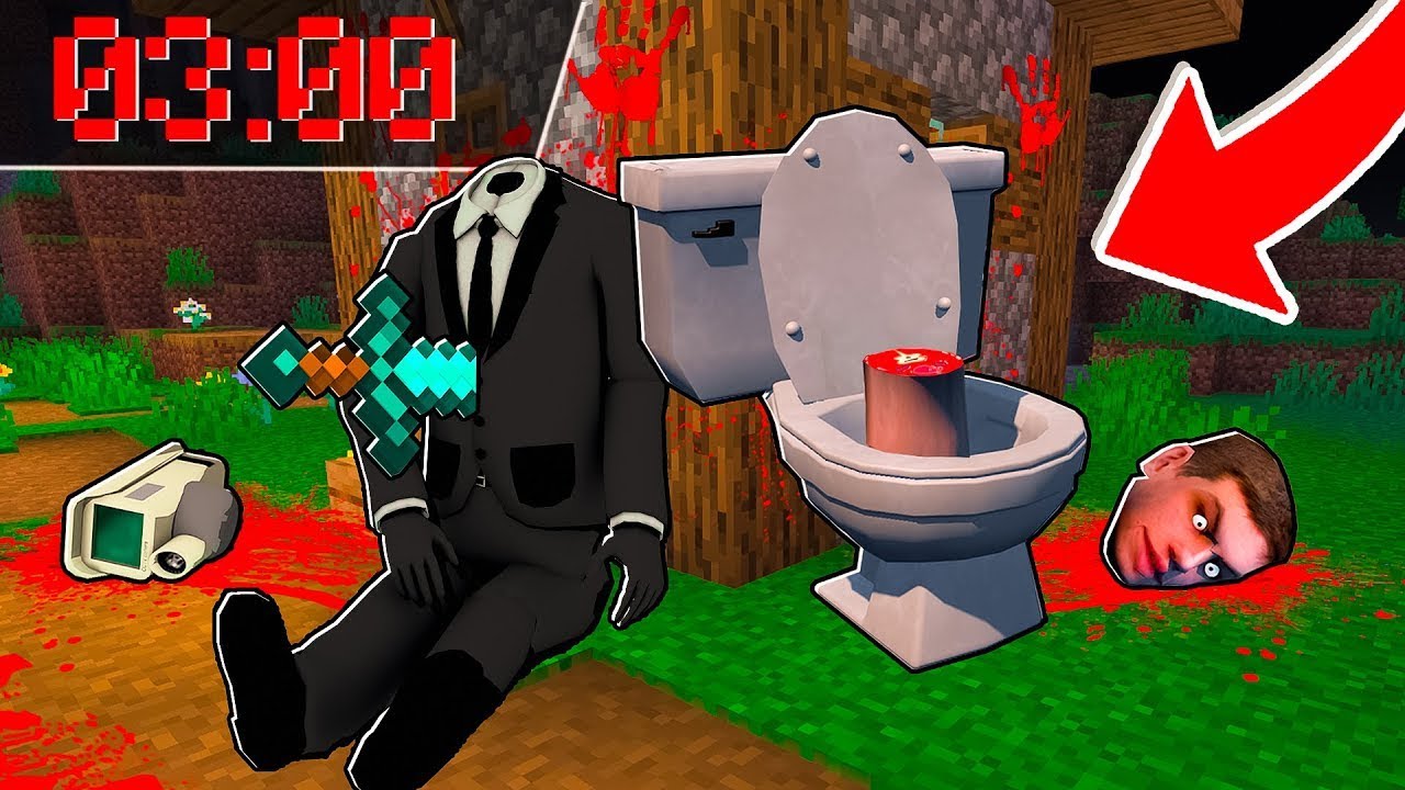QU'EST IL ARRIVER A SKBIDI TOILET ET CAMERAMAN SUR MINECRAFT ?