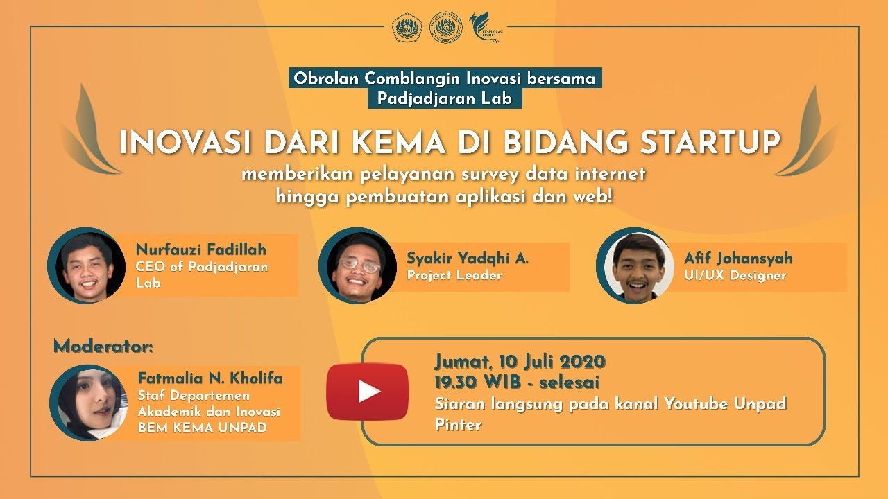 Obrolan Comblangin Inovasi bersama Padjadjaran Lab