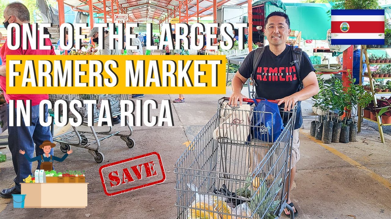 Huge Farmers Market In Costa Rica | Best Way To Shop For Vegetables & Fruit In Grecia, Costa Rica