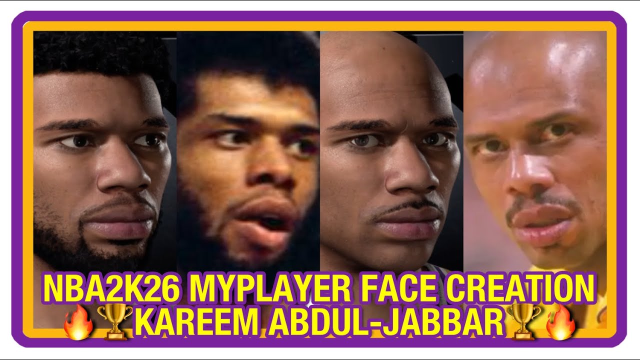 🏆 Руководство по созданию лица MyPlayer в NBA 2K26 Карим Абдул-Джаббар ~ Xbox Series X PS5 🏆
