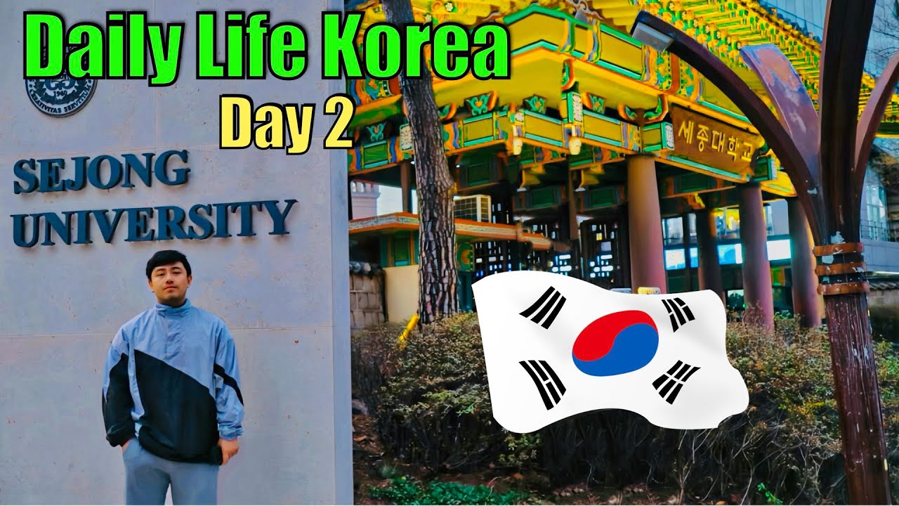 Sejong University Korea ll Student struggle ll Daily Vlog