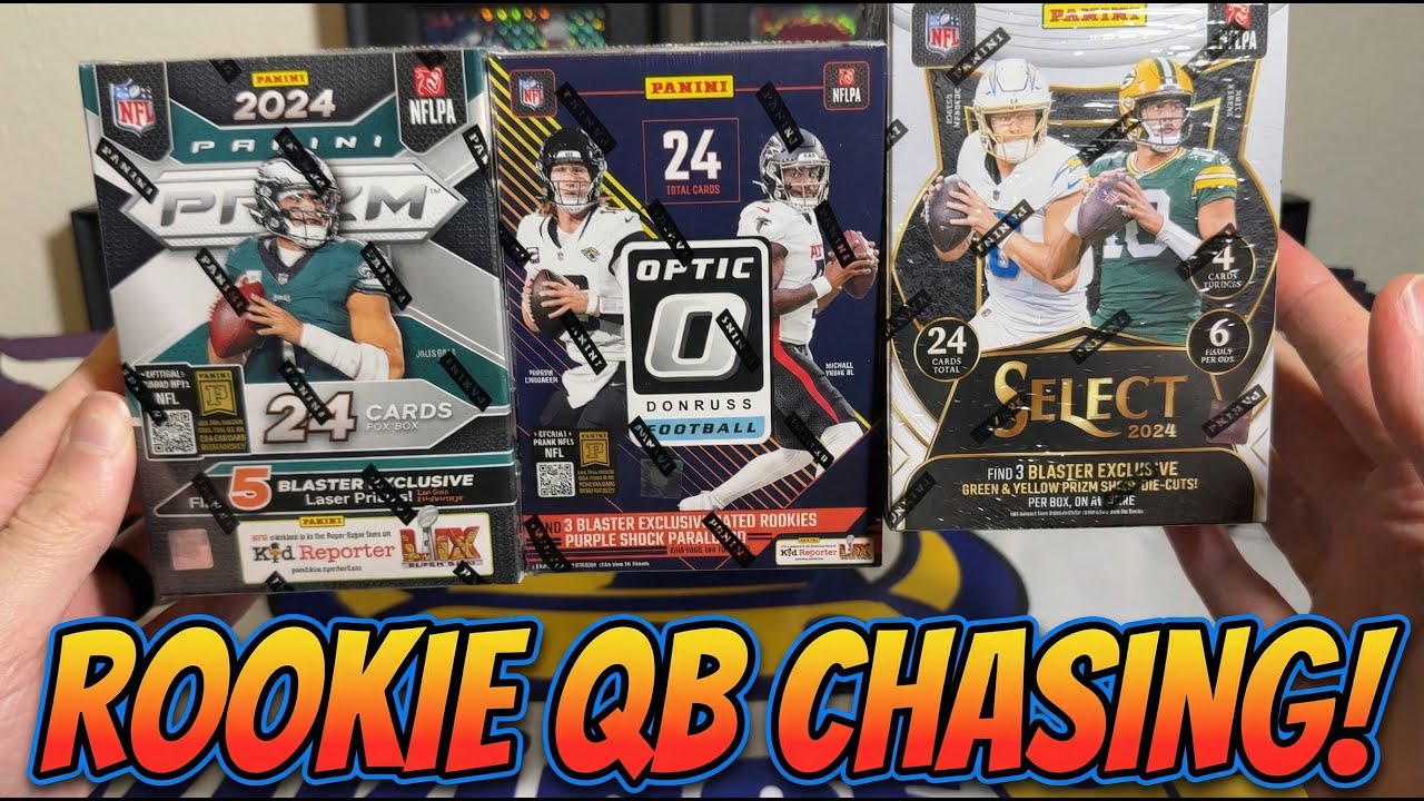 Sweet Auto Pull In This 2024 ROOKIE QB CHASE! OPTIC, PRIZM, & SELECT BLASTERS!