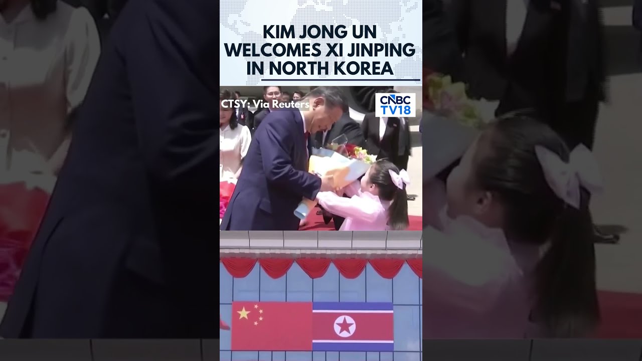 СМОТРИТЕ: Си Цзиньпин и Ким Чен Ын встречаются в Пхеньяне, Северная Корея | N18G