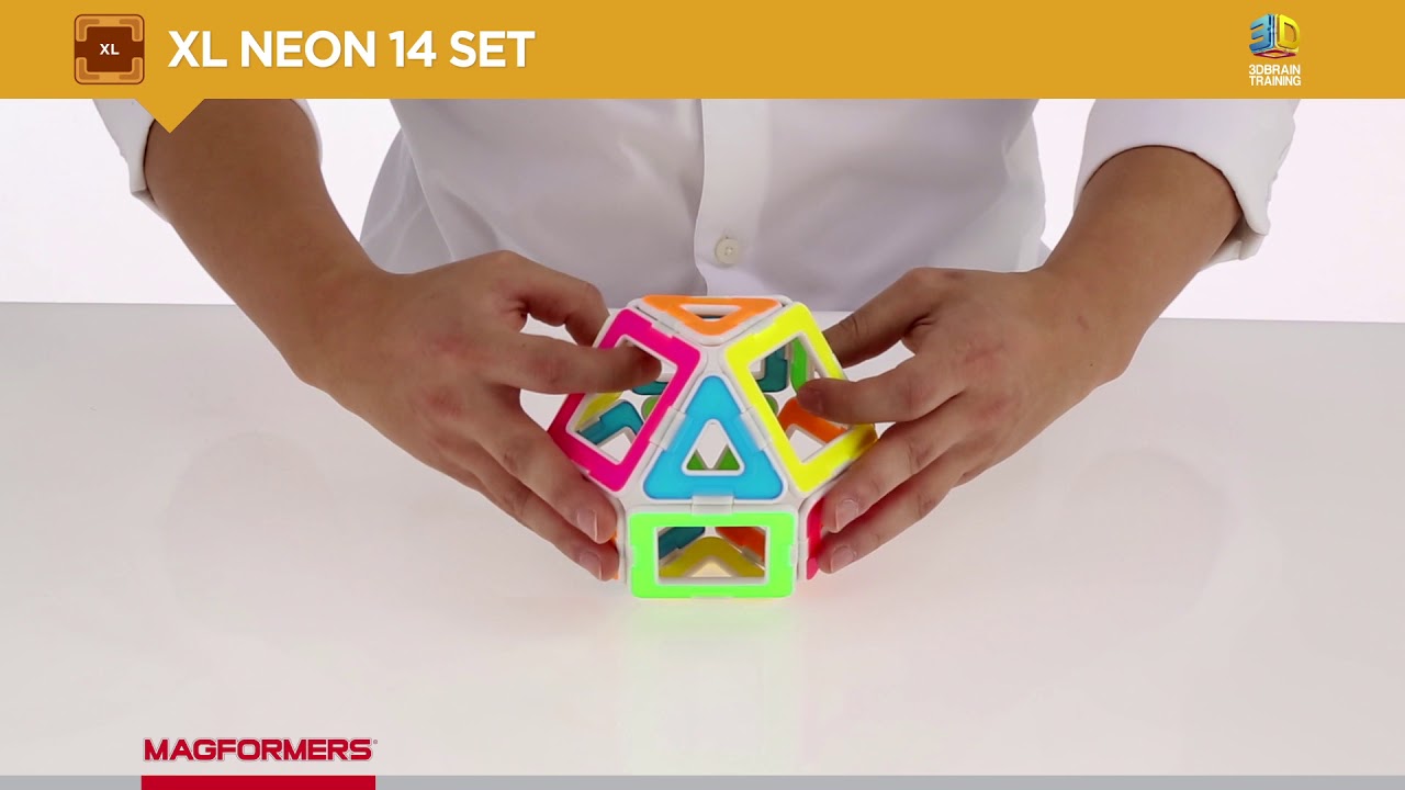 MAGFORMERS XL NEON 14 SET